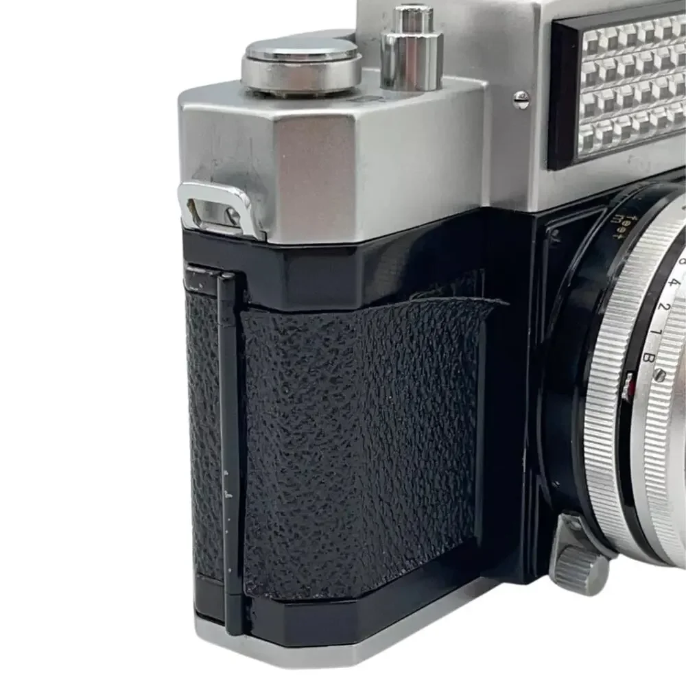 Nikkorex 35 Leaf Shutter SLR Film Camera w/ Nikkor-Q 50mm f/2.5 Lens – VTG Japan